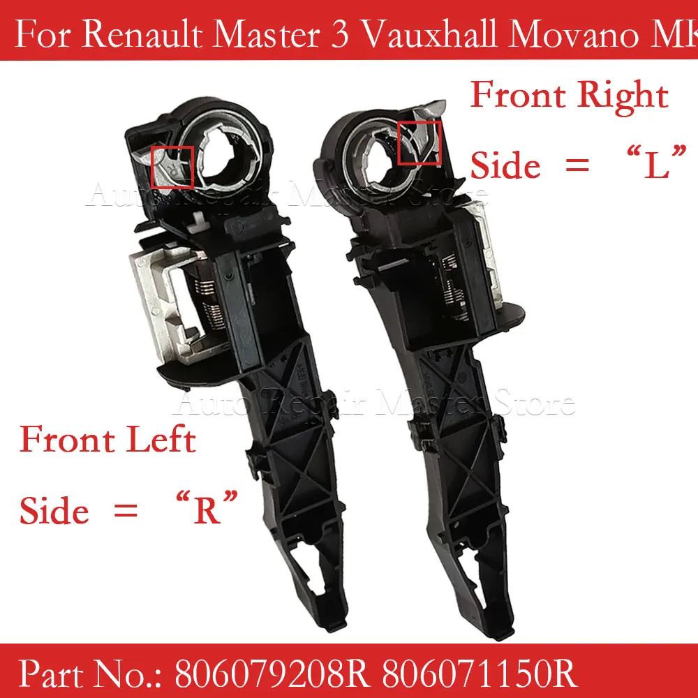 Maneta de puerta delantera izq./der. Renault Master III / Movano B