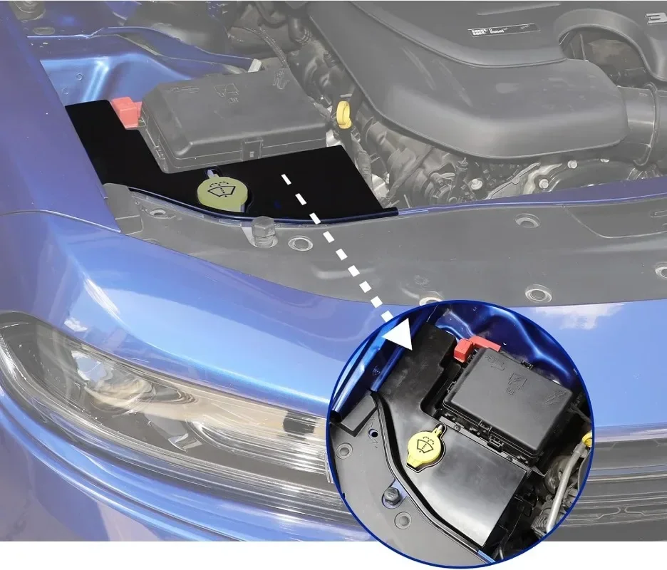 Cubierta embellecedor limpiaparabrisas – Dodge Charger 2015-2024 - imagen 4