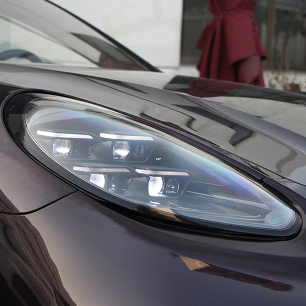 Luces de coche para Porsche Panamera 970.1 970.2 2010-2017 LED conjunto de faros de coche actualización 2024 estilo accesorios de lente de proyector - imagen 2