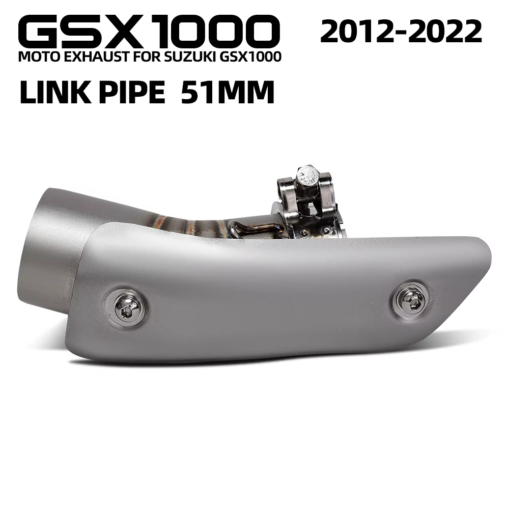 Tubo adaptador de escape de acero inoxidable para Suzuki GSXR1000