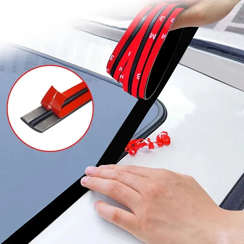 Burlete goma impermeable insonorizado para techo solar coche