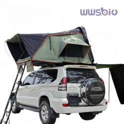 Tienda de techo rígida de ABS, plegable, para coche y camping