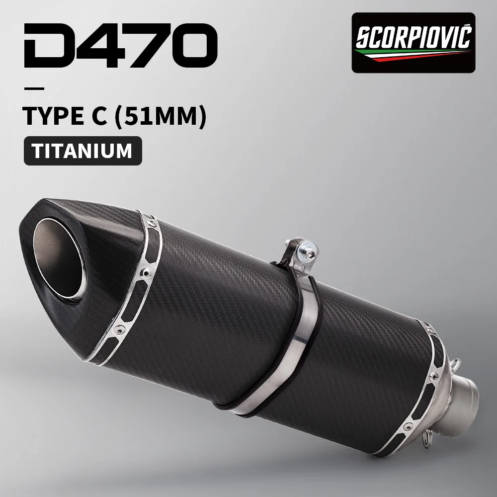 Tubo escape universal titanio silenciador fibra carbono modificado XJ6