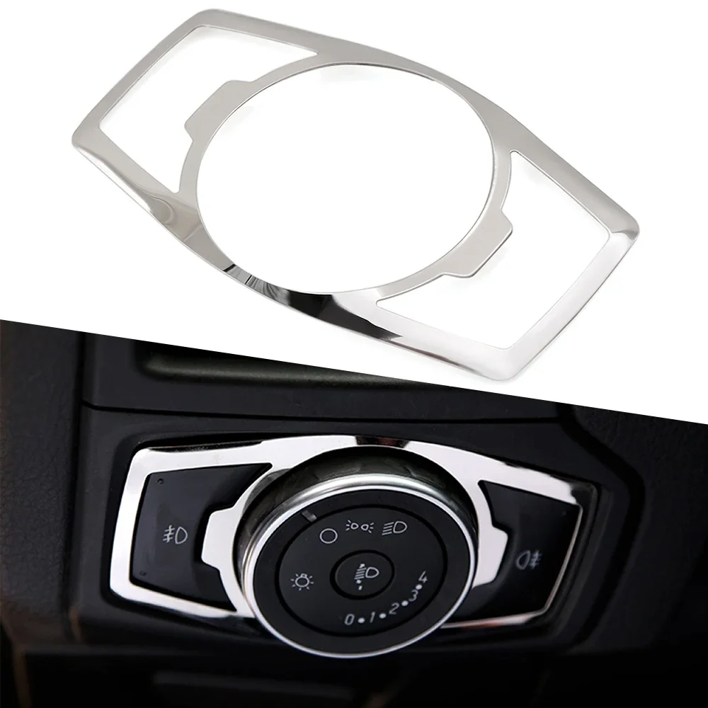 Pegatinas acero inoxidable interruptor luces Ford Focus III