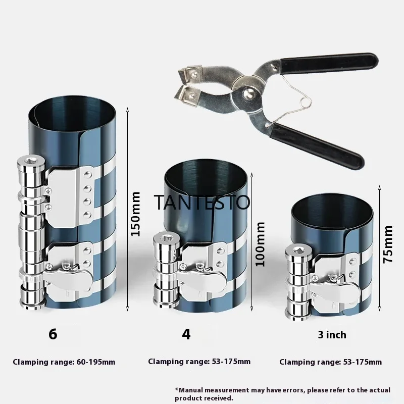 Alicates y expansor para segmentos de pistón