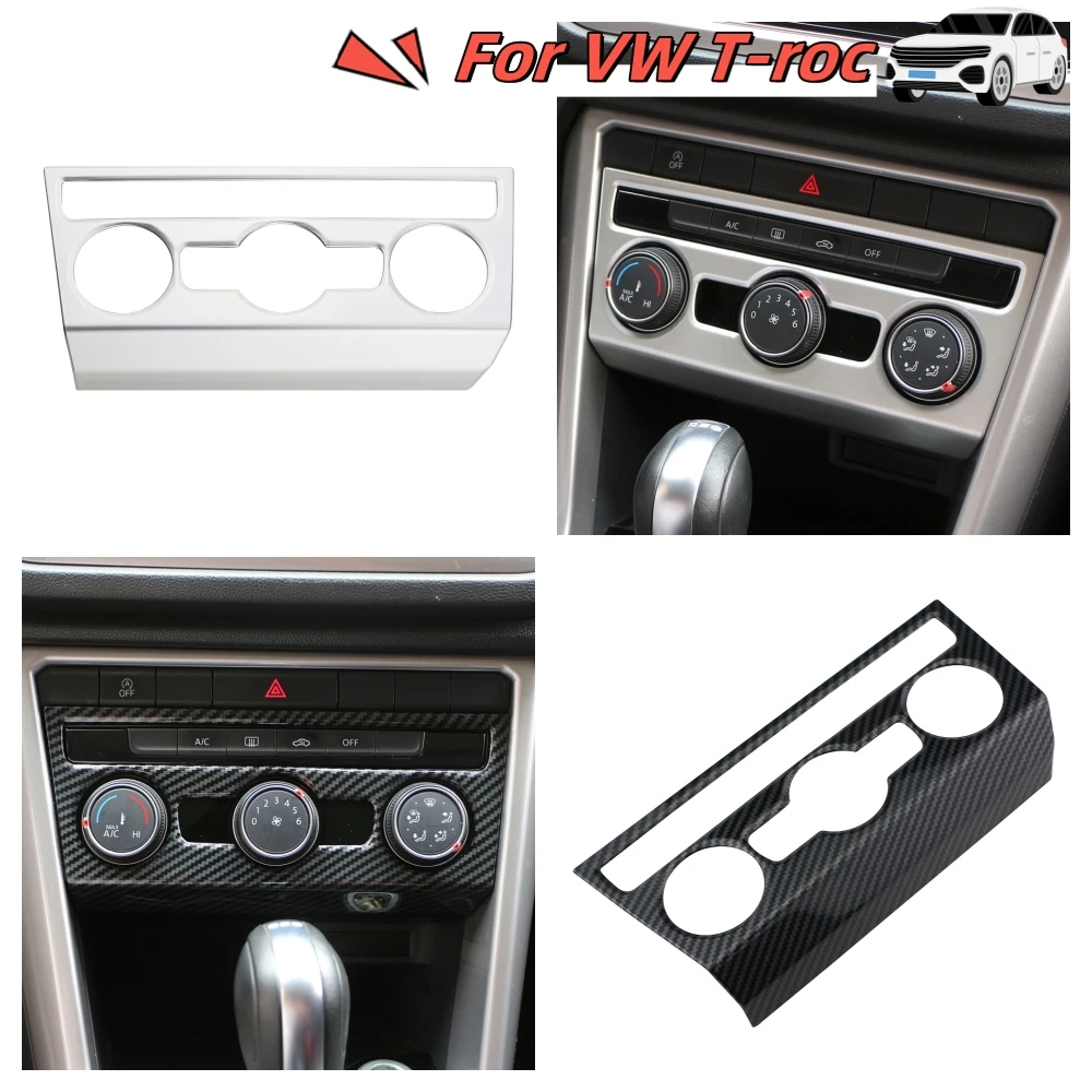 Embellecedor panel climatizador acero inoxidable – VW T-ROC 2018-2023