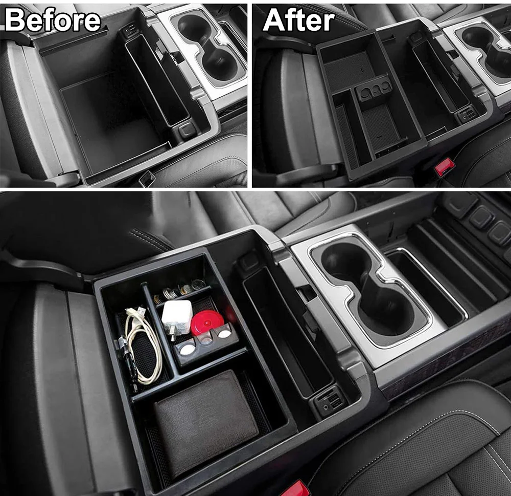 Organizador apoyabrazos central con almacenamiento GMC Yukon Sierra Tahoe - imagen 3