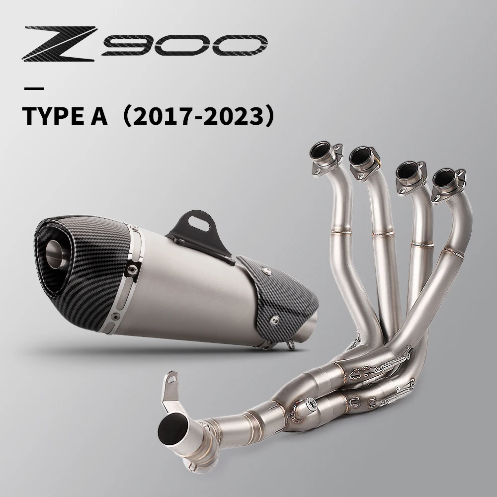 Escape completo Kawasaki Z900 con tubo de conexión del cabezal