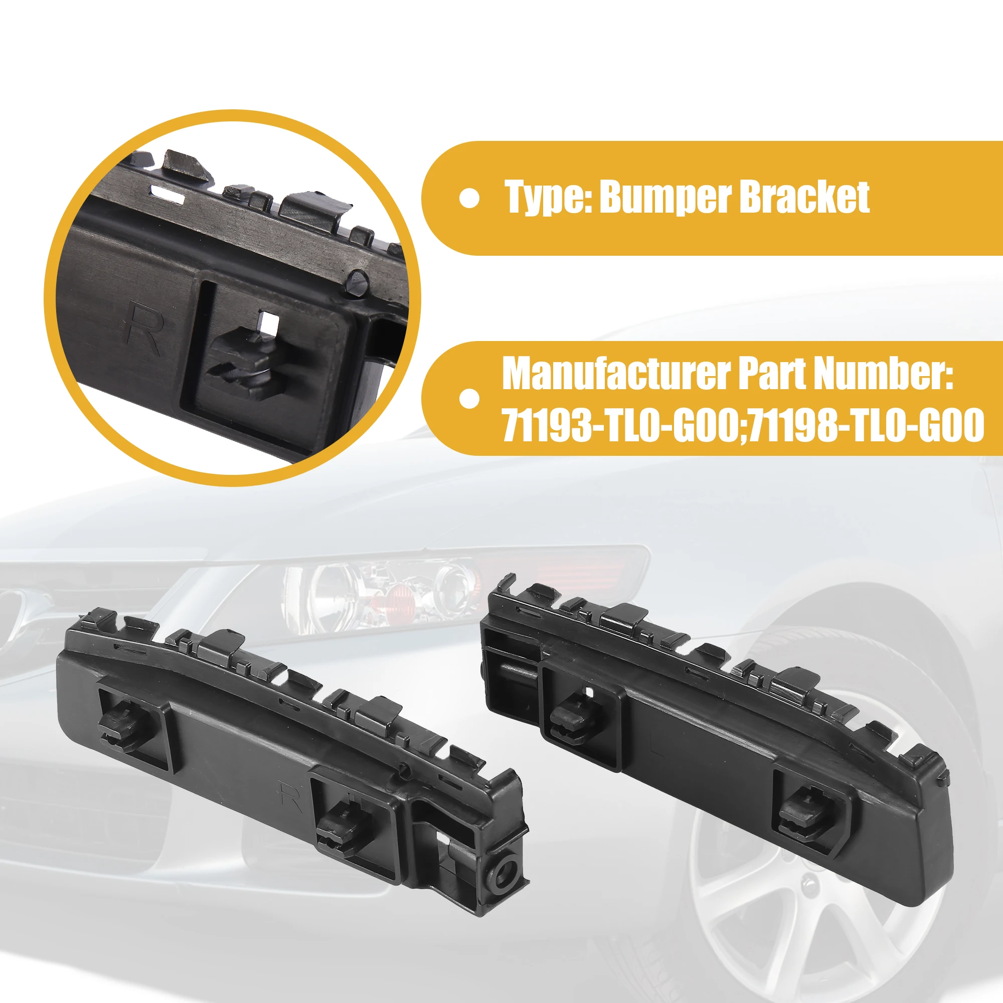 Soporte parachoques Acura TSX 2009-2014 – OEM 71193-TL0-G00 - imagen 4