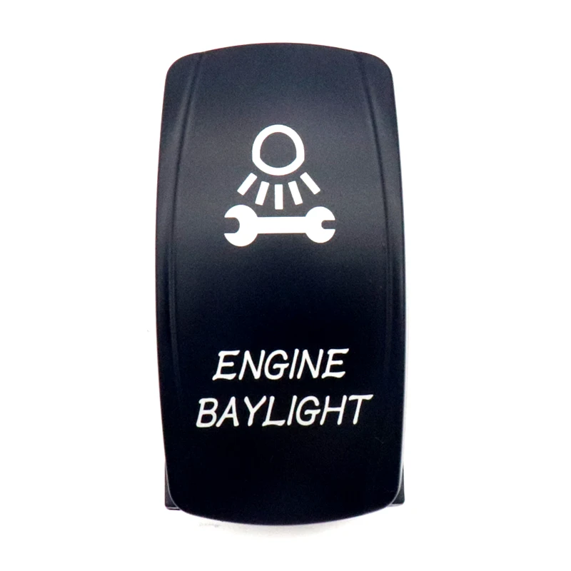Interruptor basculante para limpiaparabrisas LED azul, 12 V 20 A - imagen 5