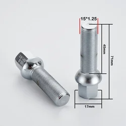 Tornillos rueda M15x1,25 grado 10,9 45mm – Mercedes-Benz 17mm