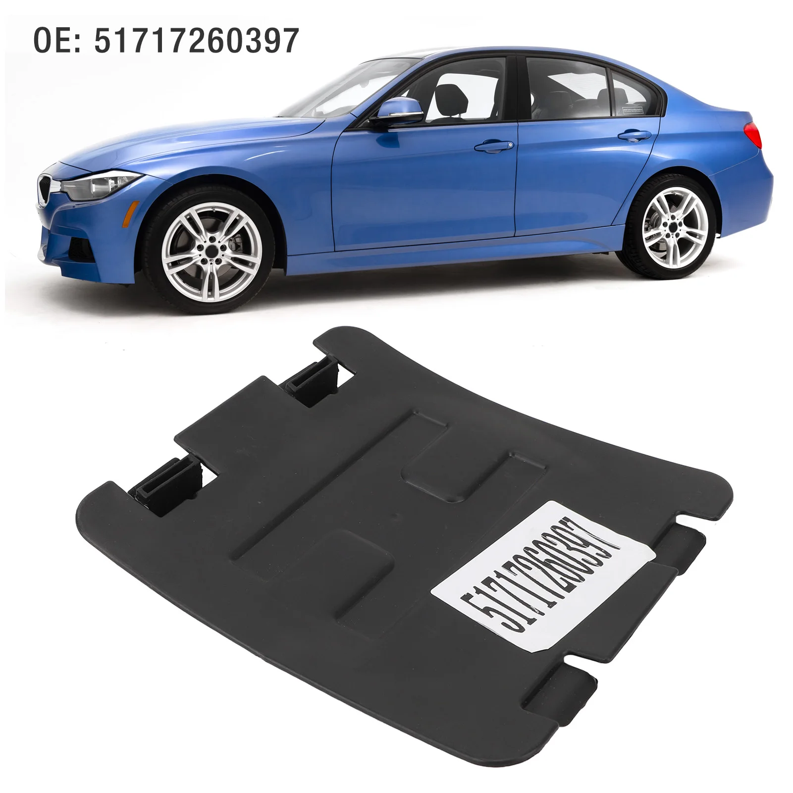 Faldón guardabarros BMW 51717260397 para Serie 1 2 3 4 F20-F32 - imagen 5