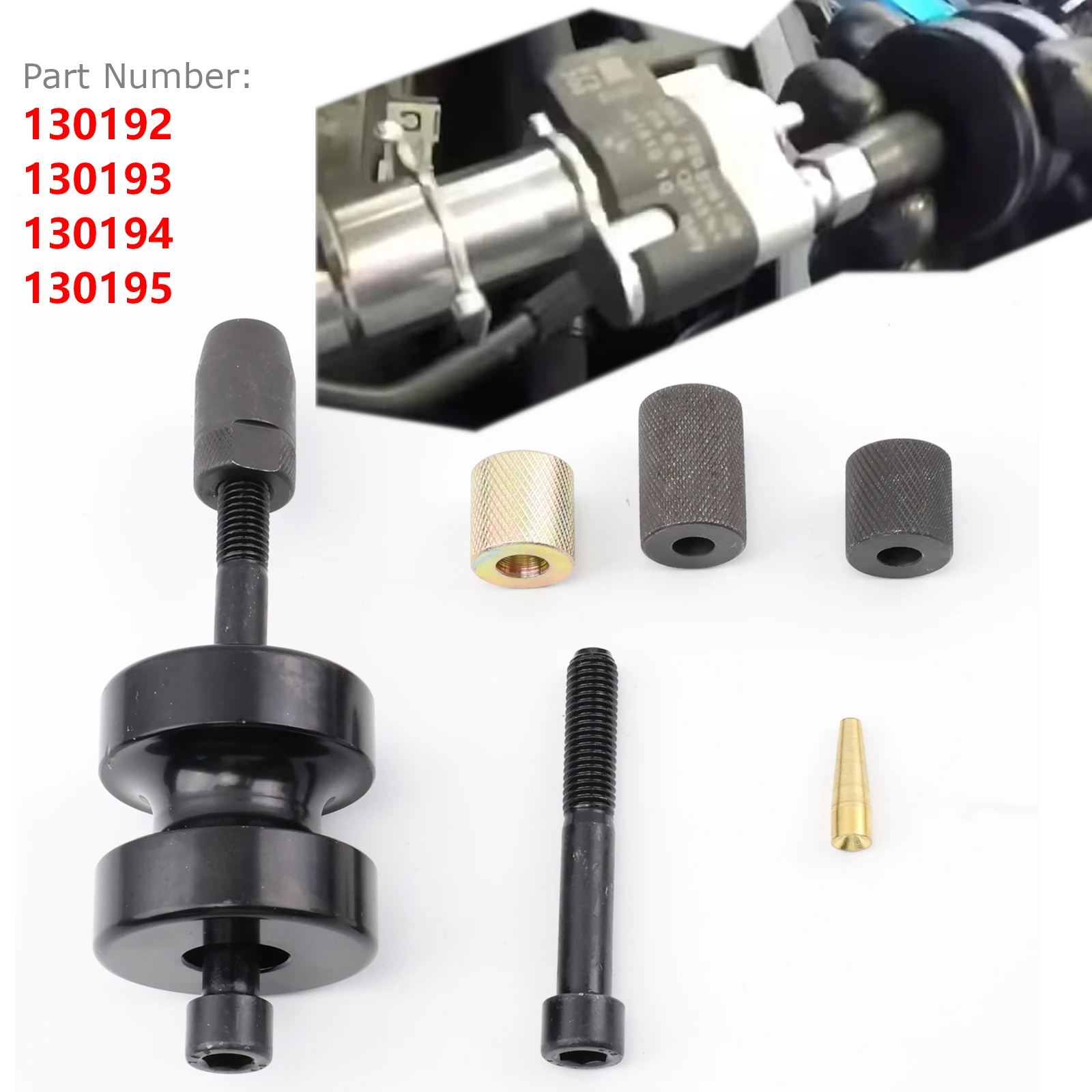 Extractor de inyectores BMW N14 N18 N54 N63 e instalador de sellos