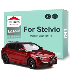 Kit de bombillas LED CANbus para interior Alfa Romeo Stelvio