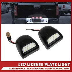 Luz LED de matrícula para Chevrolet Silverado, GMC Sierra y Escalade