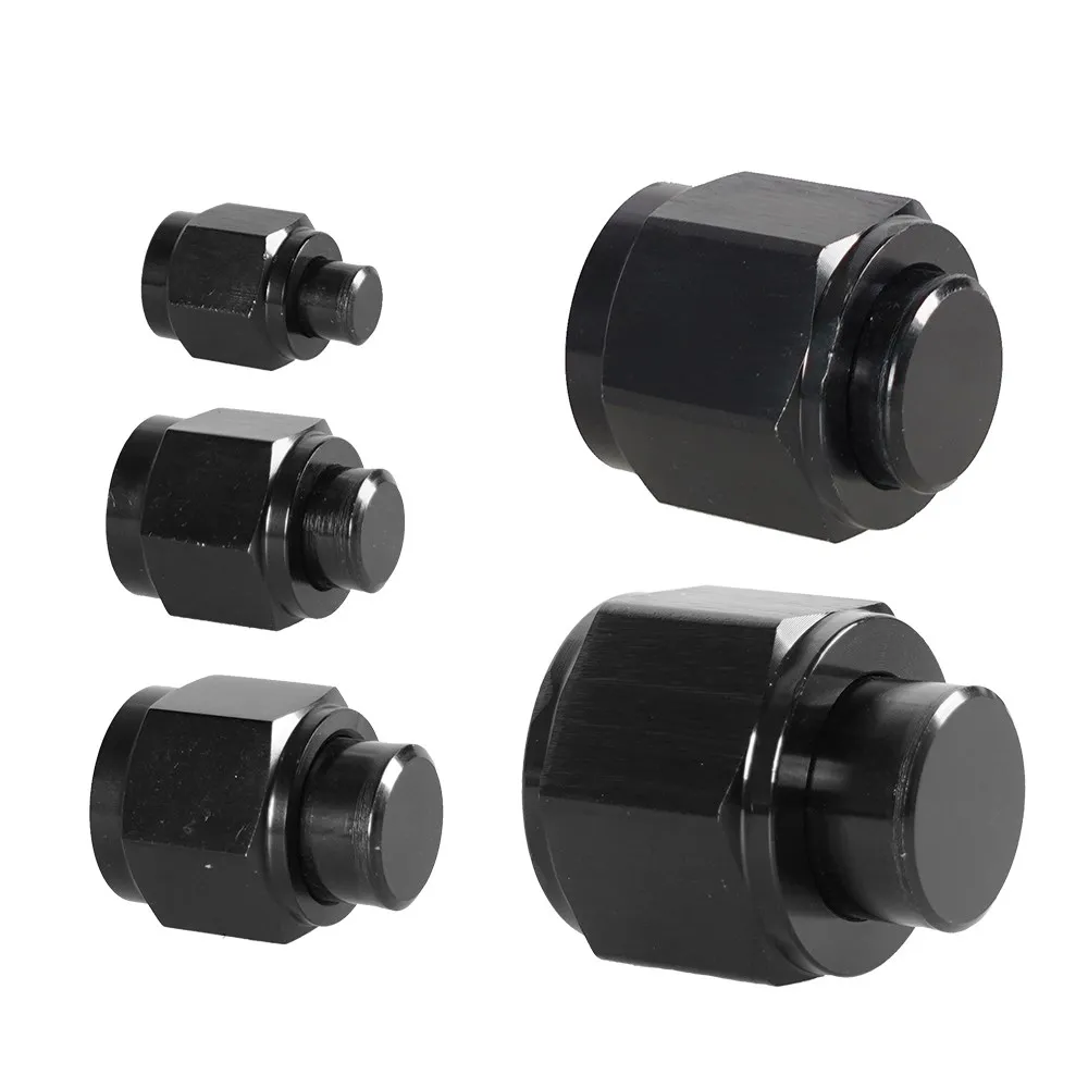Adaptador tubos AN hembra extremo acampanado – Aluminio negro - imagen 4