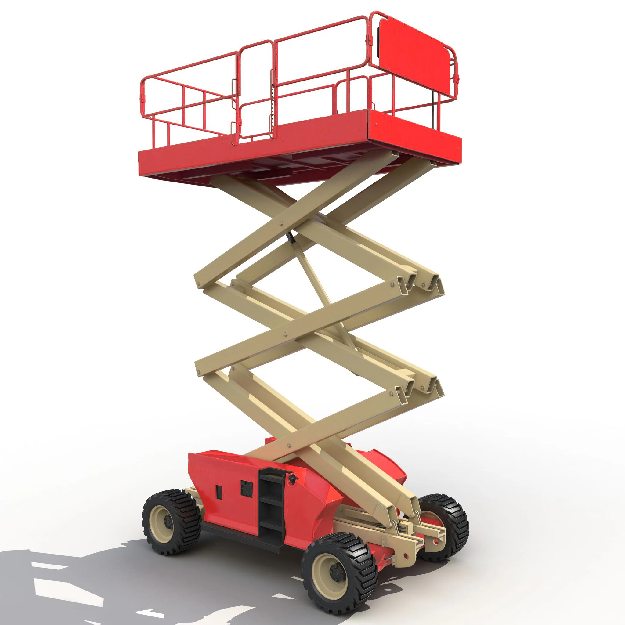 Elevador de Tijera Móvil 10m con 4 Ruedas - Motor DC - imagen 2