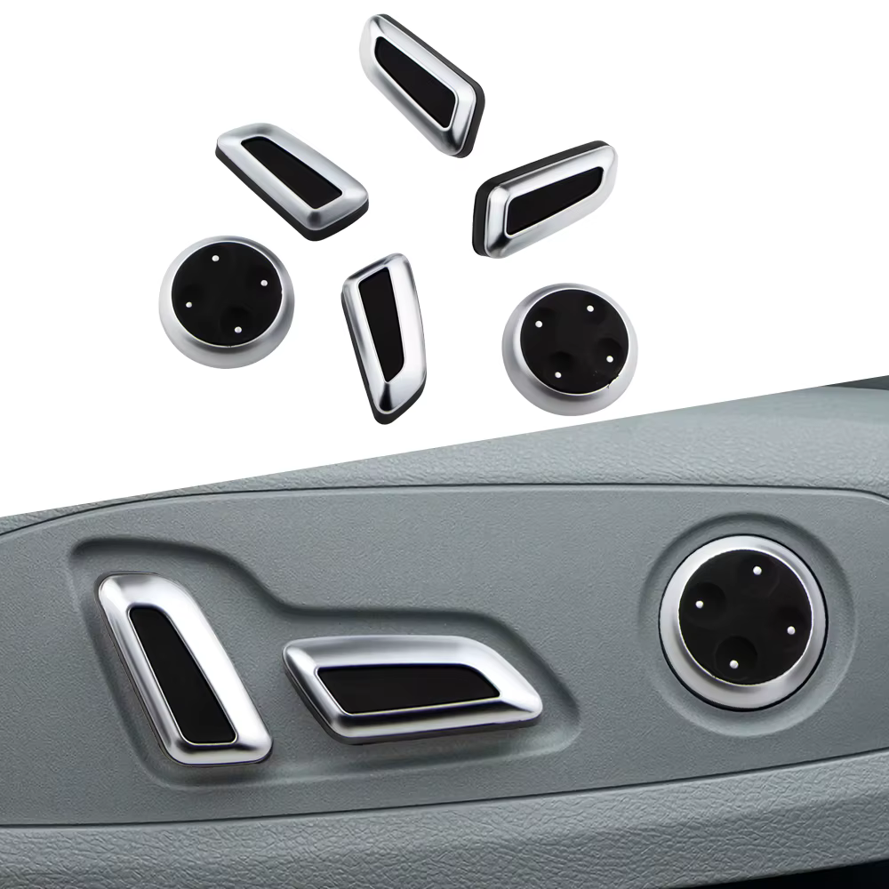 Embellecedor de botones de asiento Audi A3, A4, A5, A6 y Q5