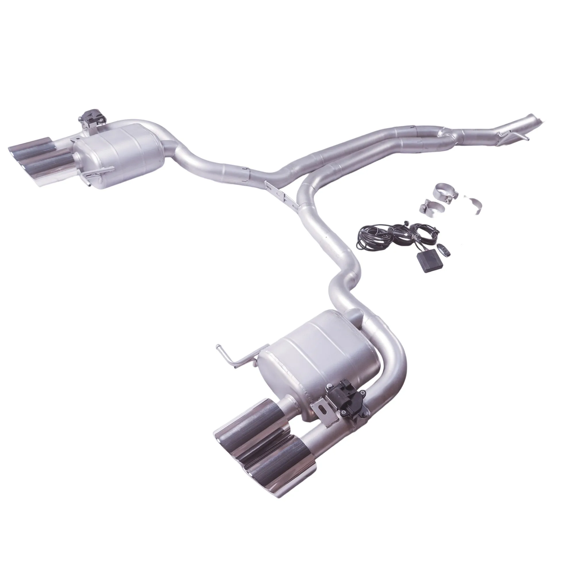GFC Escape cat-back inoxidable con válvula para Porsche Macan 2.0T - imagen 4