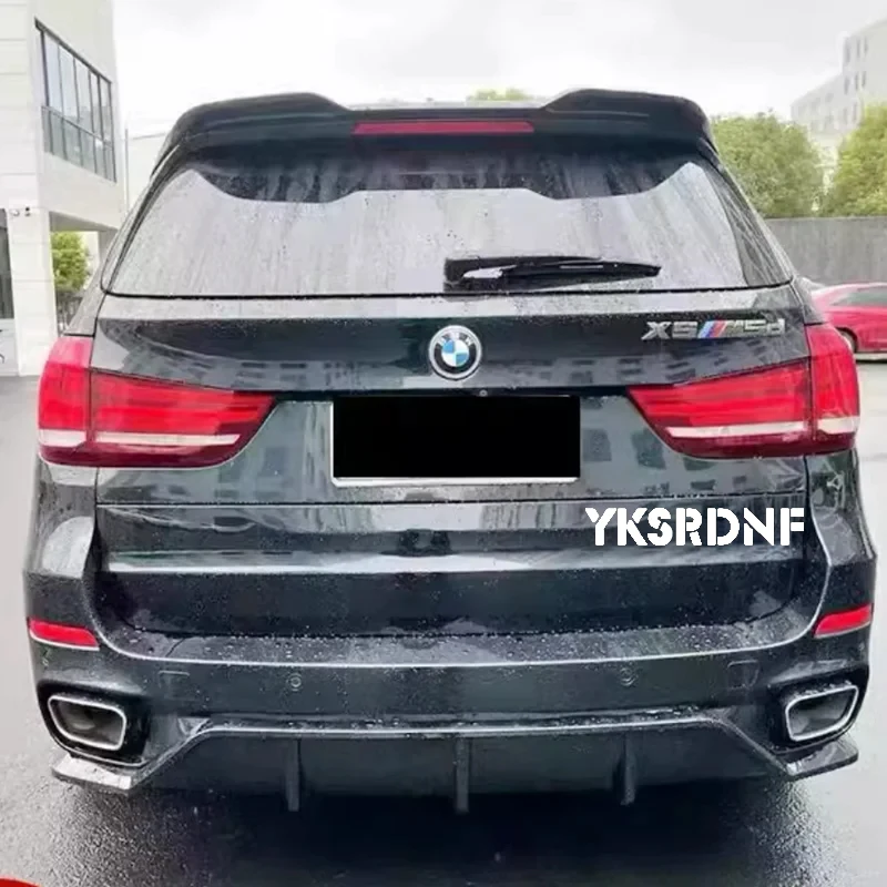 Alerón trasero BMW X5 F15 2014-2018 negro brillante efecto carbono - imagen 3