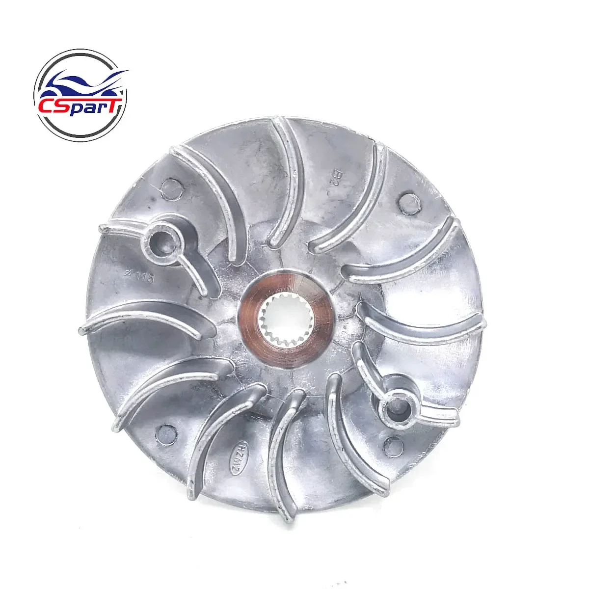 Plato ventilador del variador CVT GY6 125/150 cc, 19 dientes - imagen 3