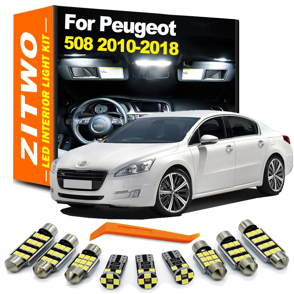 Kit luces LED interiores para Peugeot 508 I (2010-2018)