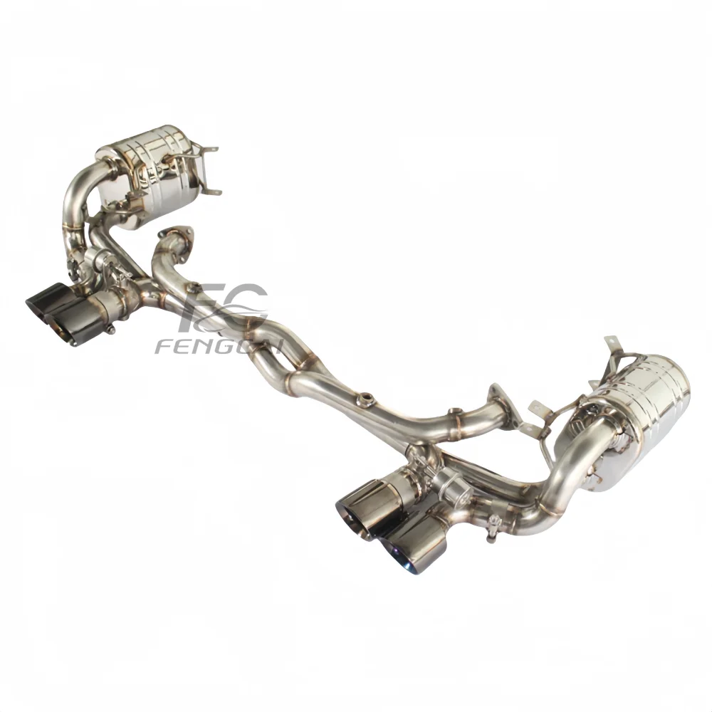 Escape deportivo inoxidable con válvula para Porsche 911 997.1 - imagen 2