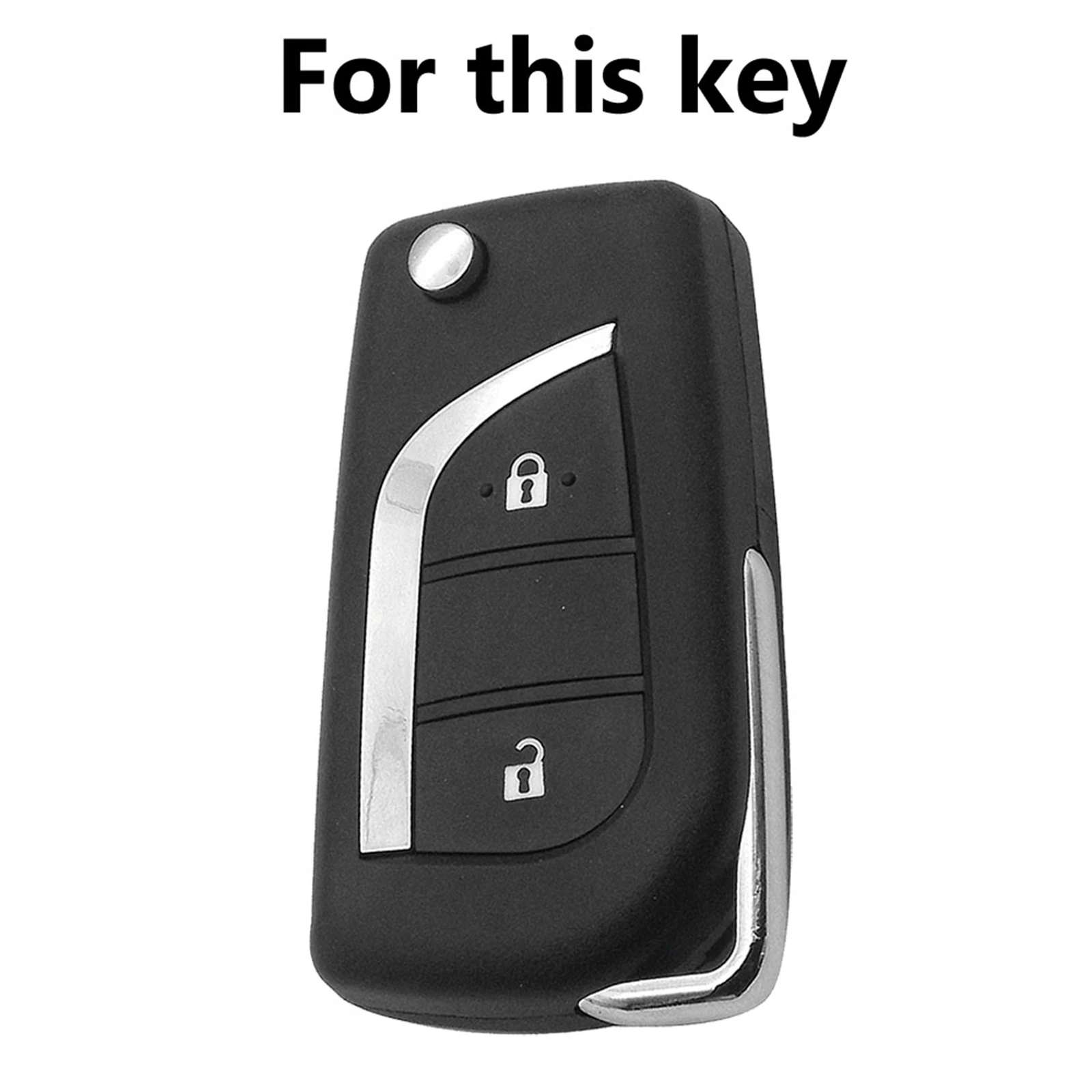 Funda silicona para mando a distancia con carcasa Toyota Corolla - imagen 2