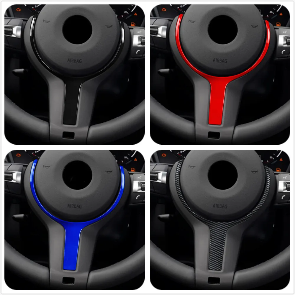 Embellecedor volante BMW Serie F – Rojo/Azul/Negro - imagen 3