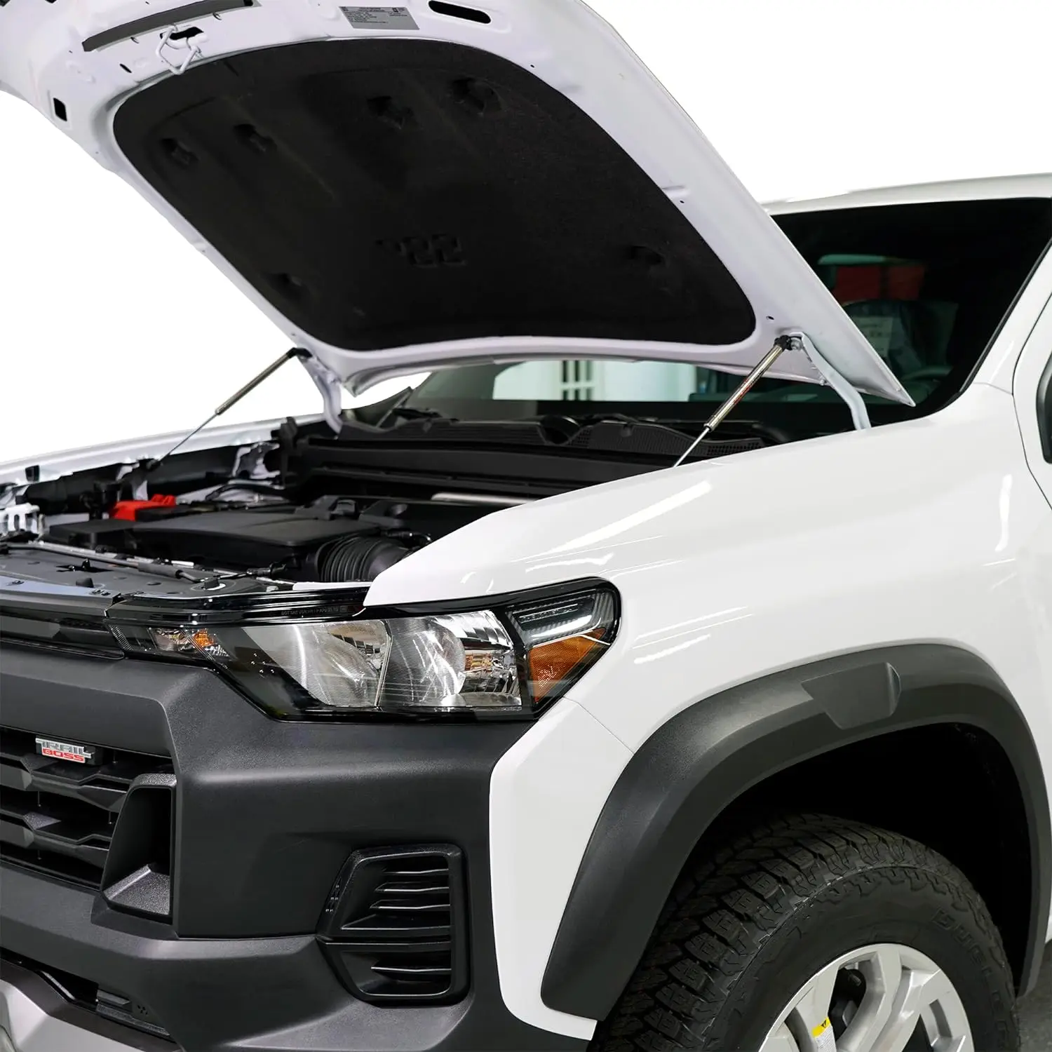 Puntales gas capó fibra carbono Chevrolet Colorado 2023-2025 - imagen 2