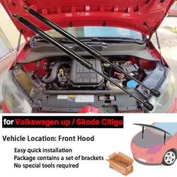 Puntales de capó para VW Up Skoda Citigo SEAT Mii 2011-2021