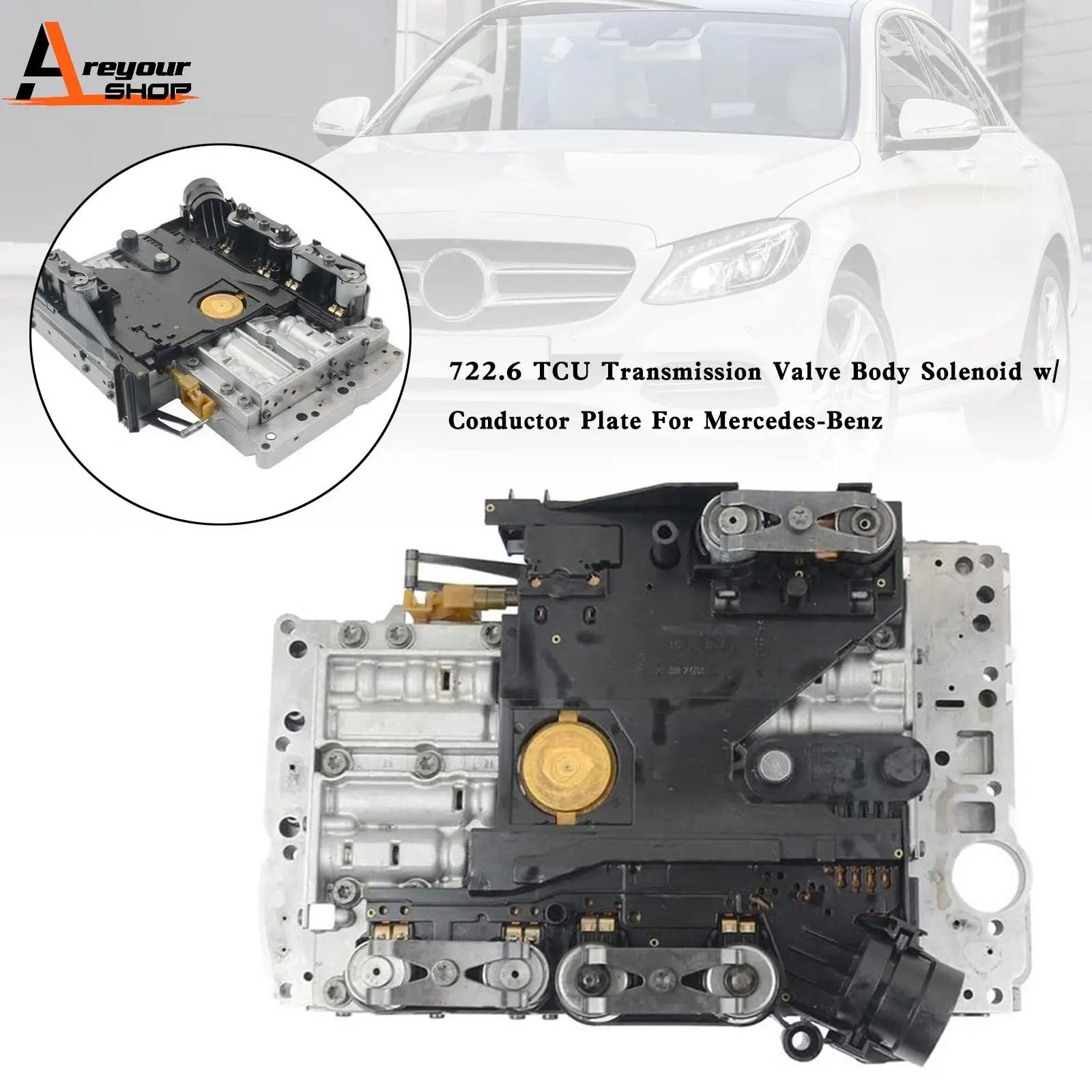Areyourshop 2402700106 Solenoide transmisión 722.6 Mercedes