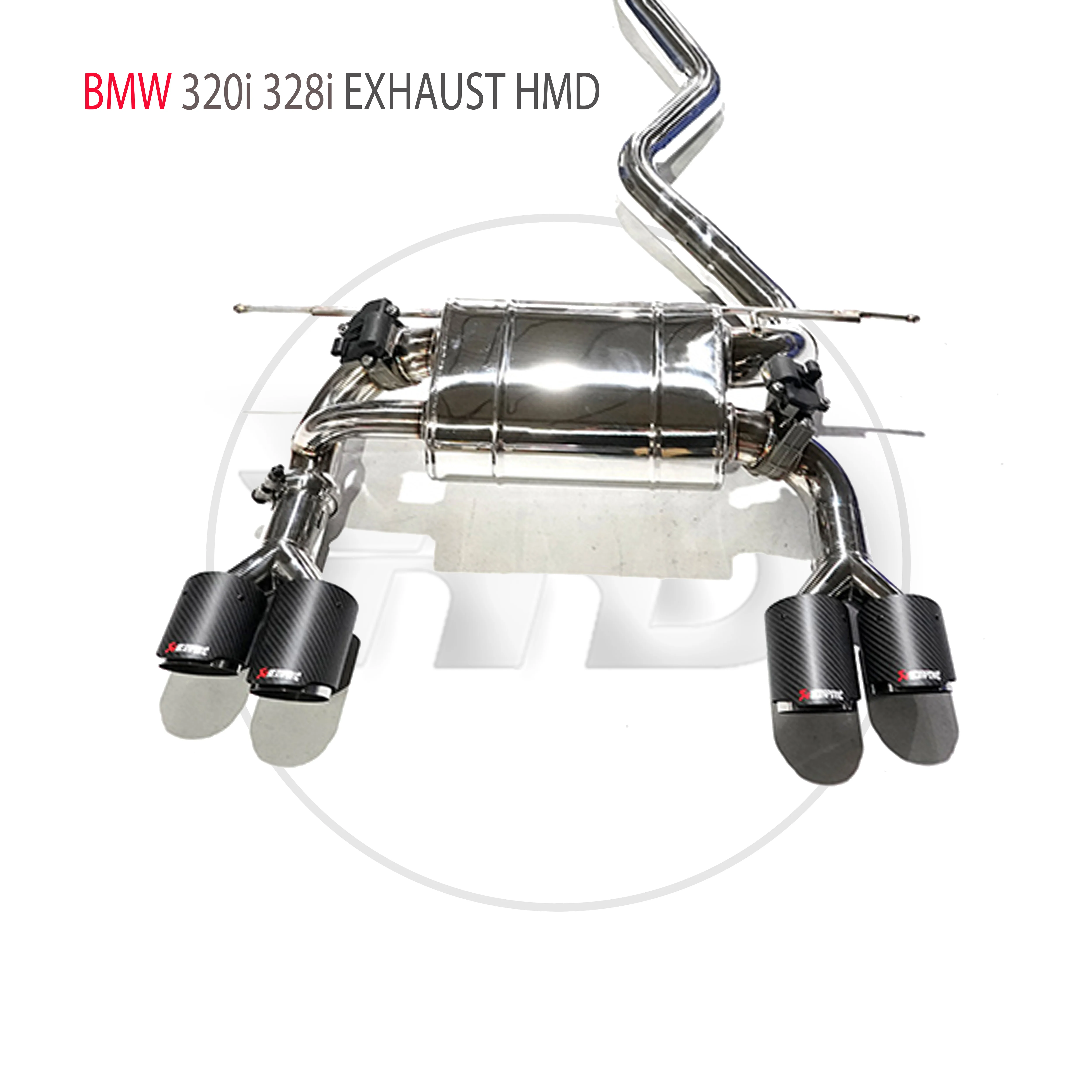 Sistema escape catback HMD acero inoxidable BMW 320i 328i - imagen 3