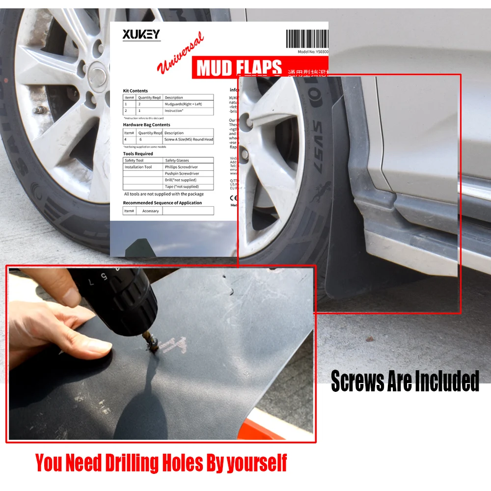 Para Jeep Renegade Wrangler Grand Cherokee Liberty Compass Commander Patriot gladiador guardabarros guardabarros protector contra salpicaduras - imagen 4