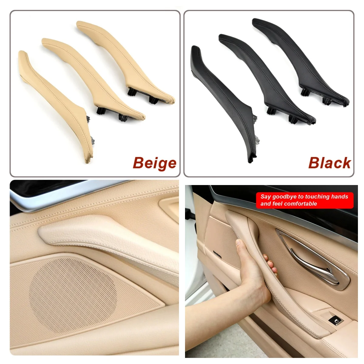 Tirador puerta interior piel BMW 5 Serie F10 F11 F18 520i 535i