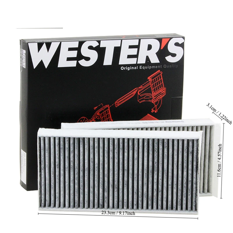 WESTGUARD Filtro de habitáculo carbón activado BMW X1 i3 X2 2016-2020 - imagen 4