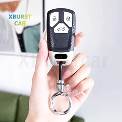 Funda para llave Audi de TPU efecto cuero – A4, A5, A6, Q5 y Q7