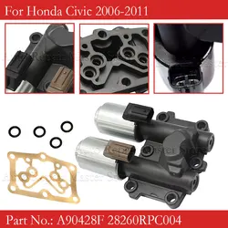 Para Honda Civic 2006-2011 piezas de automóvil OEM 28260-RPC-004 28260RPC004 transmisión doble solenoide lineal y junta