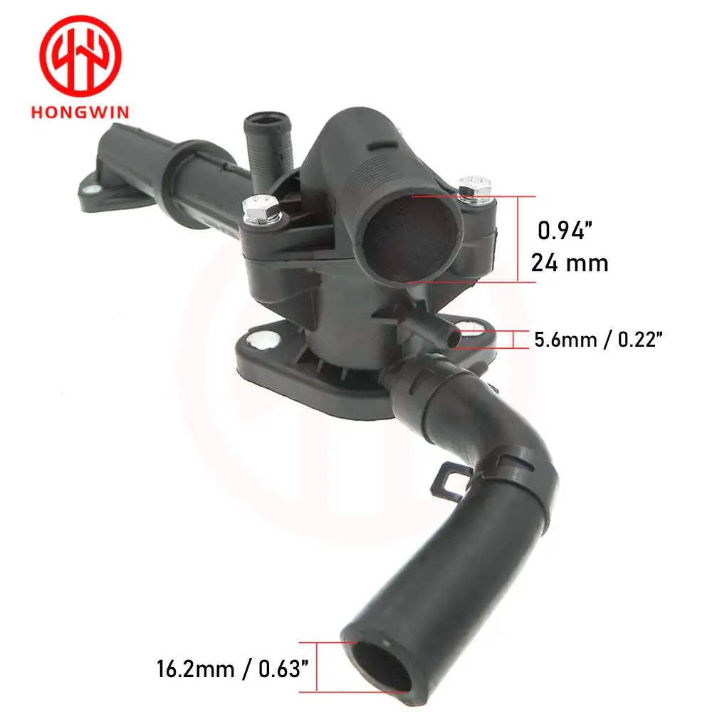 25632-02501 Carcasa de termostato OEM para Hyundai/Kia Atos - imagen 4