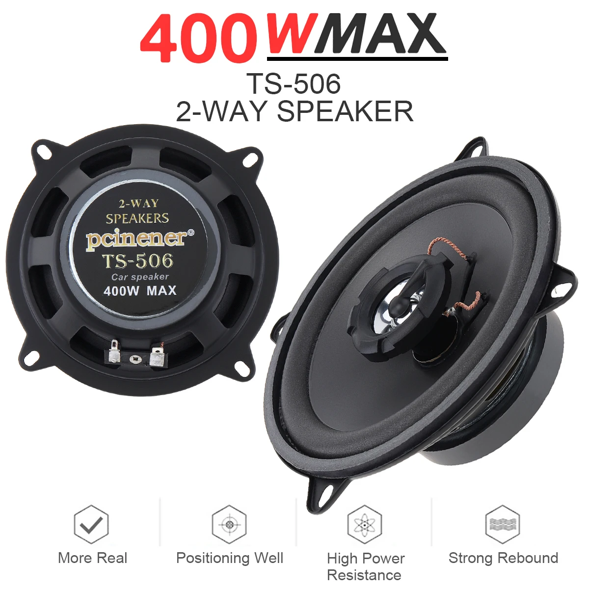 Altavoz coaxial 6,5" Alta Fidelidad para coche - Sonido estéreo - imagen 5