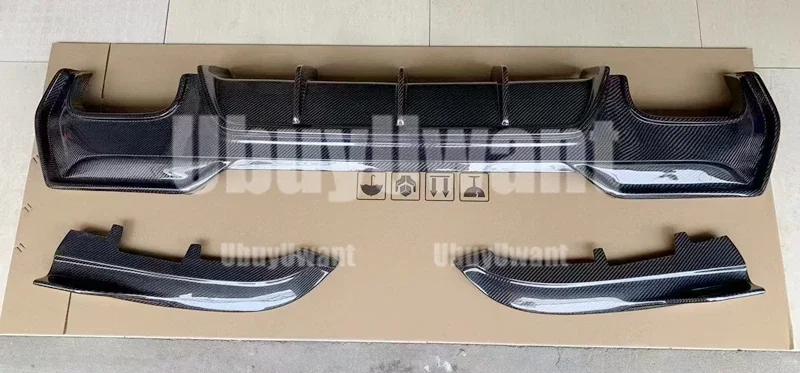Detalle del diseño del difusor para el parachoques trasero