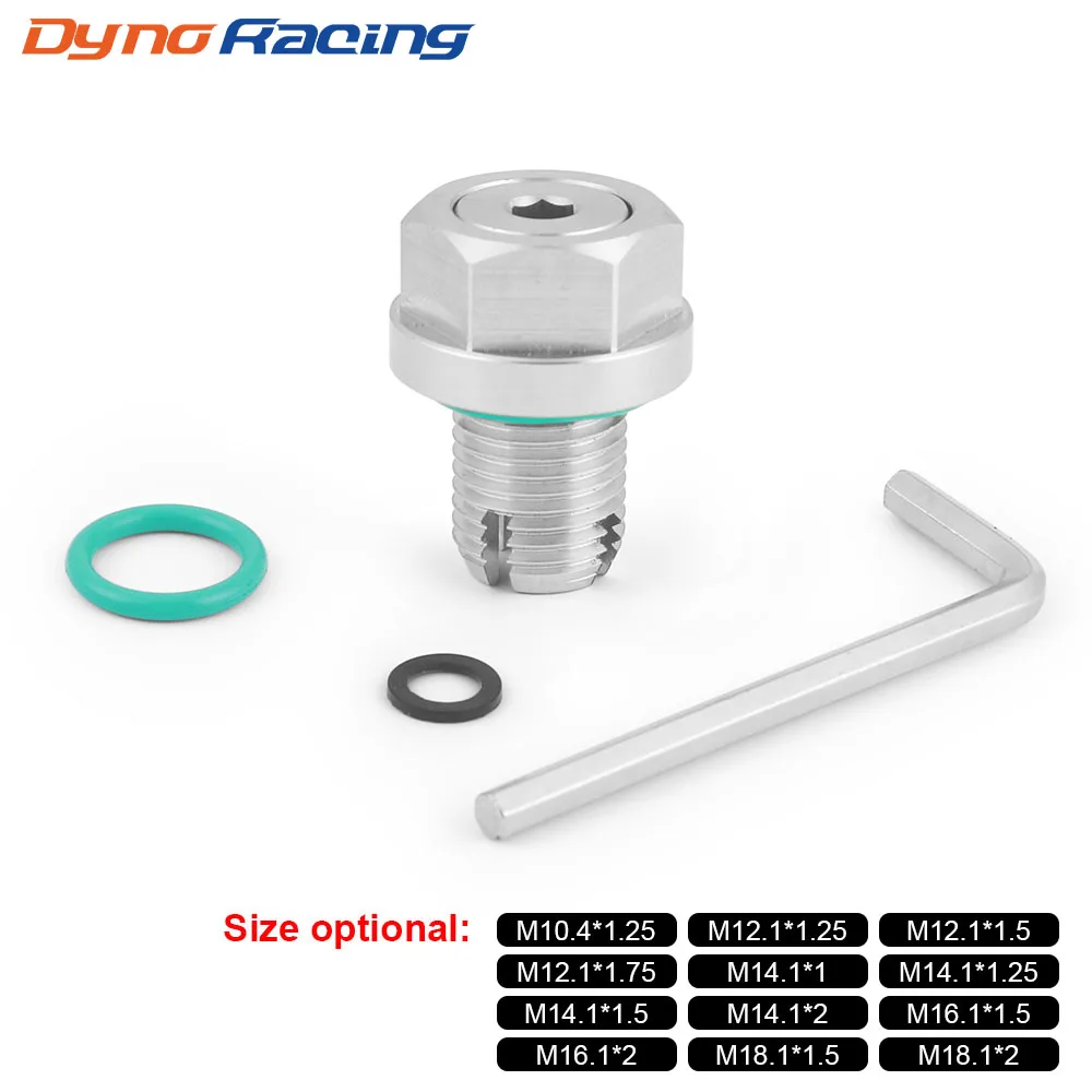 Tapón de drenaje de aceite Piggyback gran kit rosca cárter autorroscante
