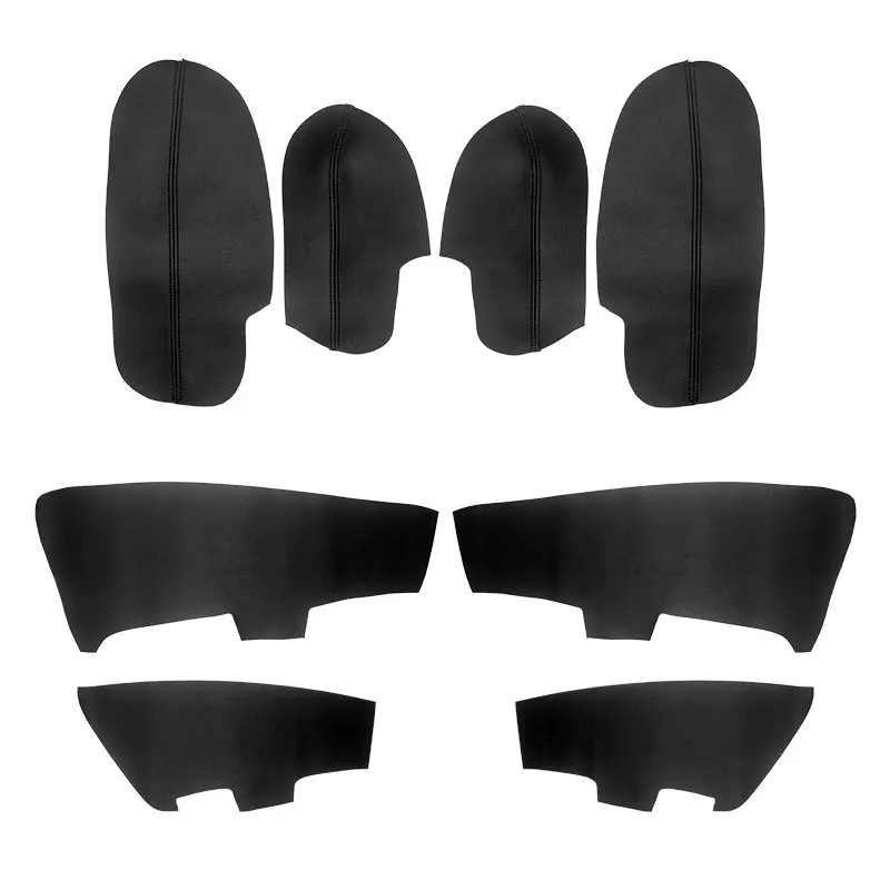 Para Honda Accord 2008 2009 2010 2011 2012 manija de puerta de coche reposabrazos/puertas Panel protectores cubierta microfibra pegatina de cuero embellecedor - imagen 3