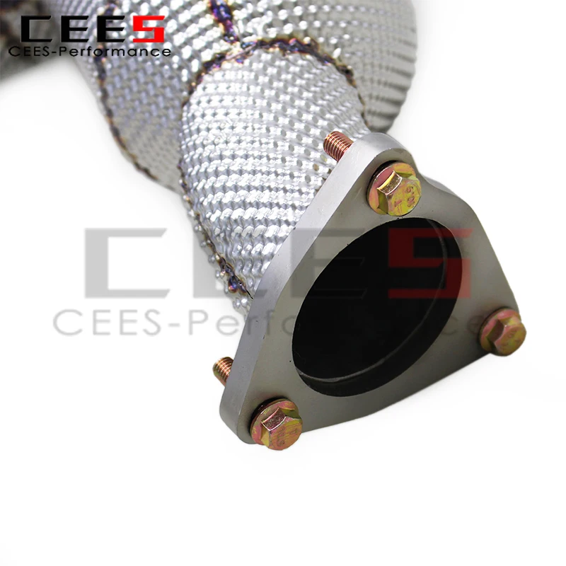 Cees tubo de escape Audi Q7 3.0 - bajante alto flujo con catalizador - imagen 5