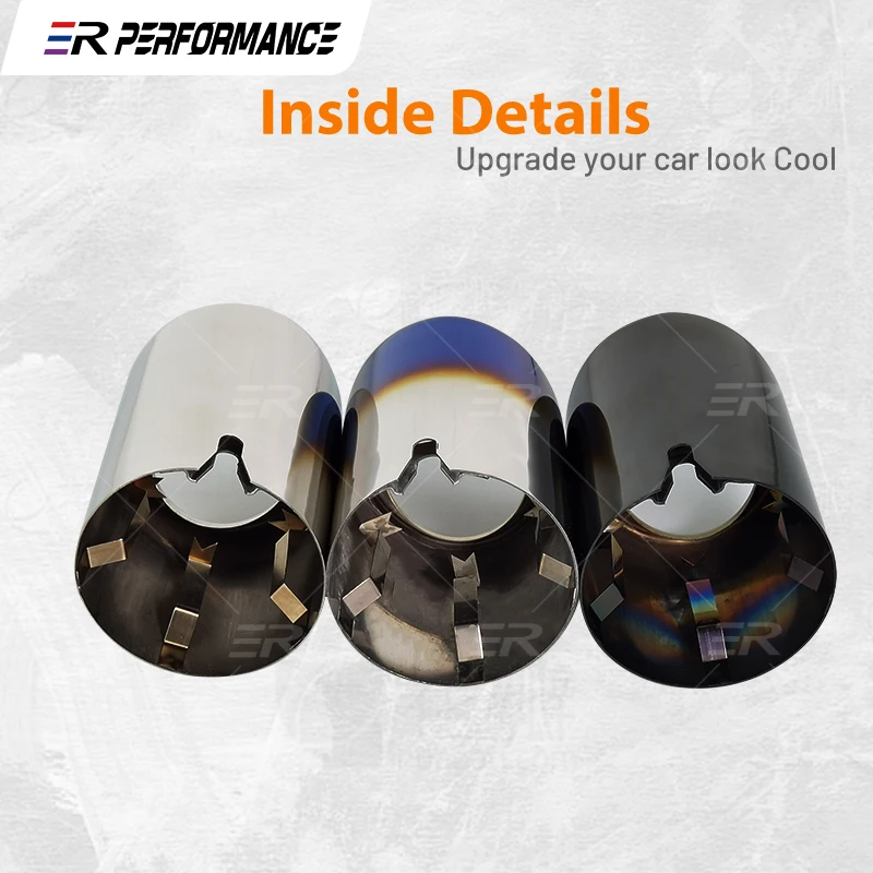 Puntas de escape de acero inoxidable para BMW M2/M3/M4/M5/M6 - imagen 4
