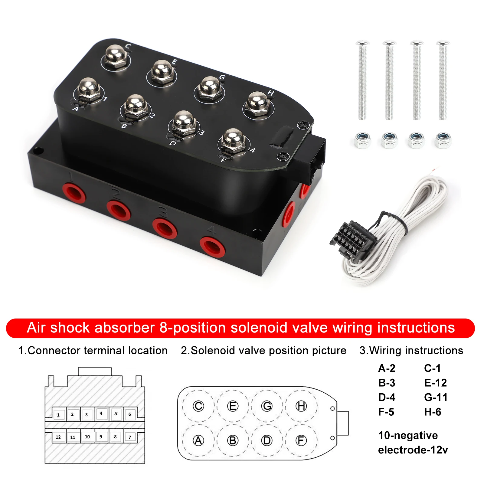 Electroválvula solenoide suspensión neumática universal - imagen 4