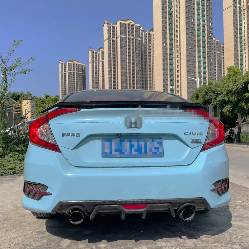 Alerón trasero ABS estilo RS – Honda Civic 10G Sedán 2016-2019 - imagen 3