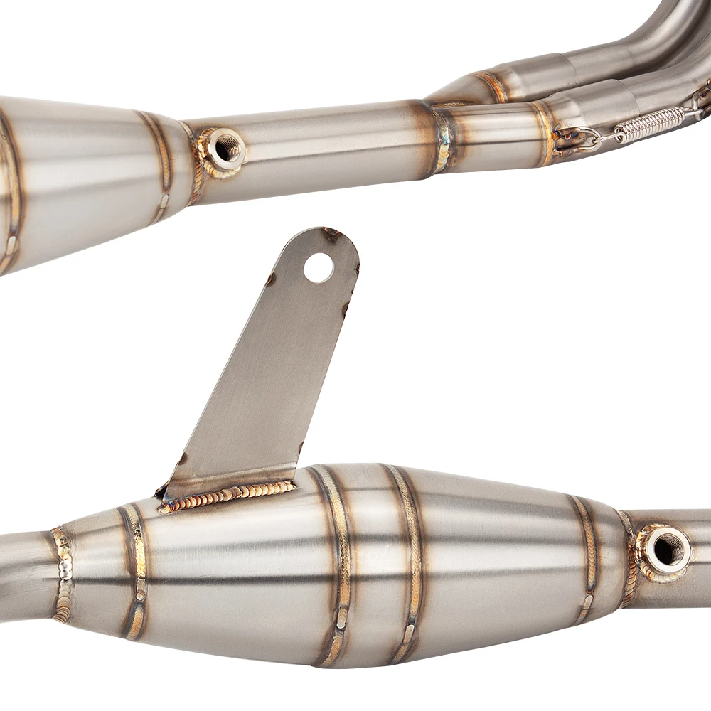 Para Yamaha YZF R3 R25 MT03 2015-2025 Escape de motocicleta inoxidable 32MM tubo de enlace frontal conectar silenciador OE línea de carreras de Escape - imagen 5