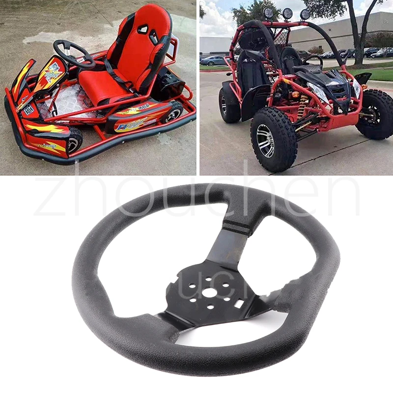 Volante Universal PU 270mm Karting - Accesorio Recambio 110CC
