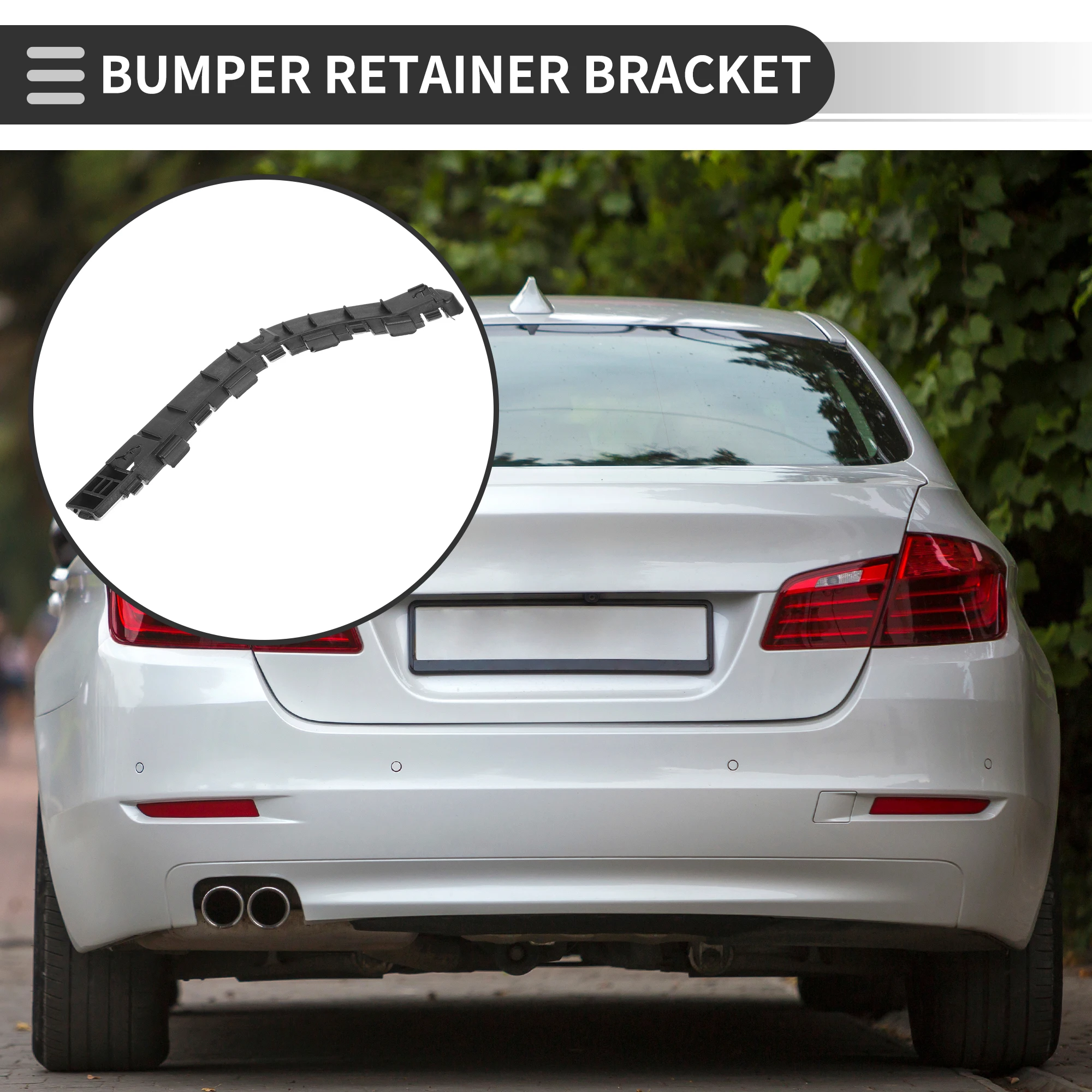 UXCELL 1 pieza soporte de retención de parachoques trasero derecho No.866143W000 para Kia Sportage 2011-2016